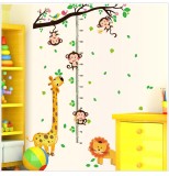 Sticker decorativ, Masuratoare cu animalute, 150 cm, 90STK