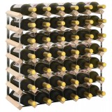 Suport sticle de vin pentru 42 sticle, lemn masiv de pin, vidaXL