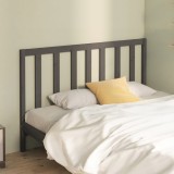 Gossi tablie de pat, gri, 166x4x100 cm, lemn masiv de pin