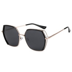 Ochelari de Soare Polarizati - Techsuit (9768) - Black / Gold / Gray