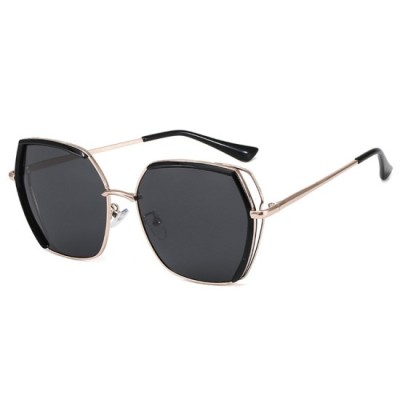 Ochelari de Soare Polarizati - Techsuit (9768) - Black / Gold / Gray foto