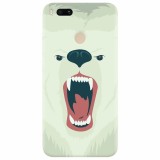 Husa silicon pentru Xiaomi Mi A1, Fierce Polar Bear Winter