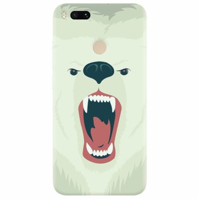 Husa silicon pentru Xiaomi Mi A1, Fierce Polar Bear Winter foto