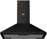 Hota decorativa Beko HCP61310B, Putere de absorbtie 395 m3/h, 1 motor, 60 cm, Negru , nou fara ambalaj original
