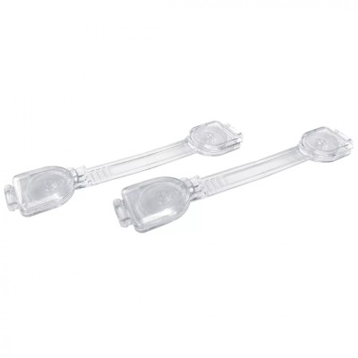 Opritor sertare, din plastic, multifunctional, transparent, 2 buc foto