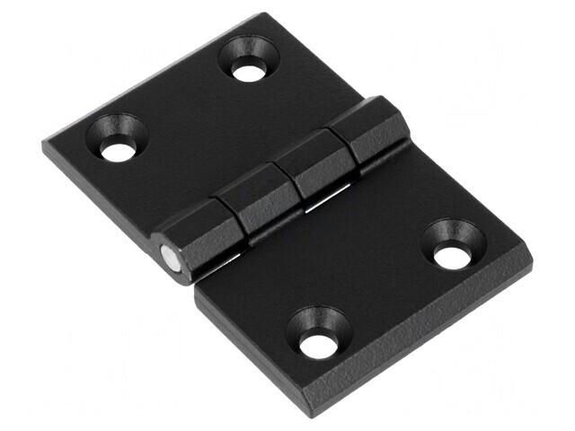 Balama neagră din aluminiu și zinc 76mm x 50mm