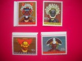 HOPCT PAPUA NOUA GUINEE -COAFURI TRADITIONALE 1968 4 VAL -MNH 151, Nestampilat