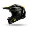 Casca cross Ufo Plast Intrepid negru/galben neon