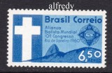 BRAZILIA 1960, Congresul Baptist Mondial, serie neuzata, MNH, Nestampilat