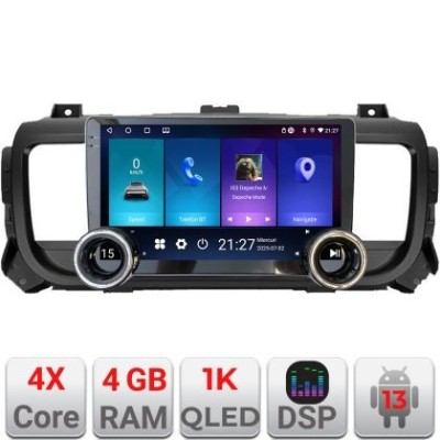Navigatie Citroen Jumpy Toyota ace Peugeot Traveller Kit-jumpy16 Edotec 4+64 10.5 inch Incell 1K android Wifi 5Ghz gps internet v1 CarStore Technology foto