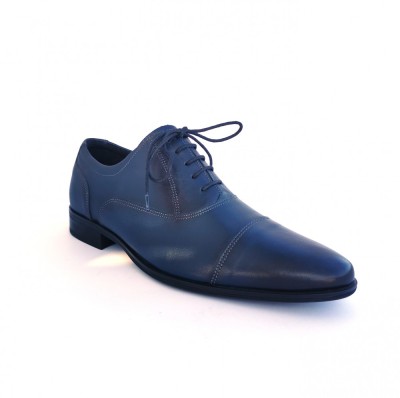 Pantofi barbati,Francesco Ricotti,Cod FR100347, culoare albastru,marime 40 foto