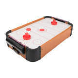 Joc mini air hockey, pentru doi, din lemn, 51x30, Oem