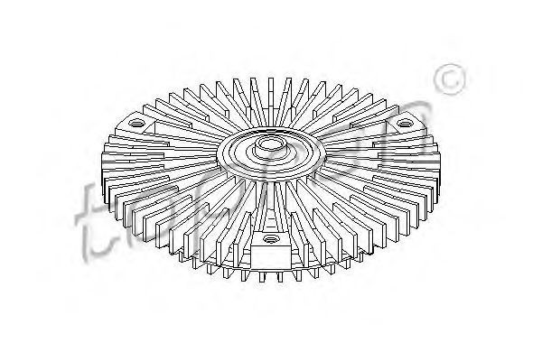 Vascocuplaj / Cupla ventilator radiator MERCEDES SPRINTER 2-t caroserie (901, 902) (1995 - 2006) TOPRAN 400 609