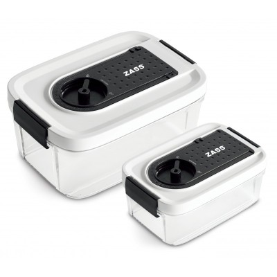 Caserola pentru vidat Zass, 1.5 l, 15.2 x 22 x 9.5 cm, plastic, 0.6-0.8 bar foto