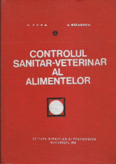 AS - DR. POPA GAVRILA - CONTROLUL SANITAR-VETERINAR AL ALIMENTELOR foto