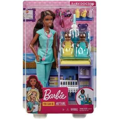 Barbie Cariere set cu papusa doctor pediatru foto