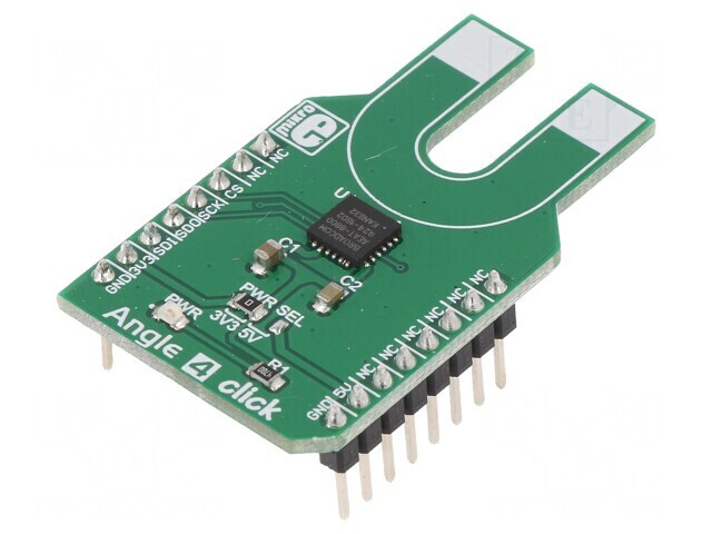 Senzor de C&acirc;mp Magnetic SPI ANGLE 4 CLICK