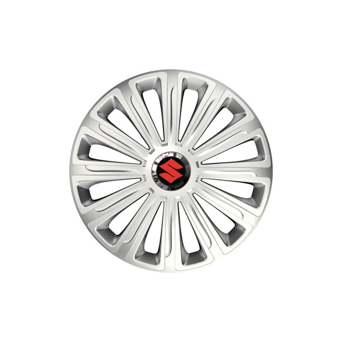Set 4 capace roti Cu Inel Cromat Trend R16 Compatibil Cu Suzuki