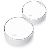 Sistem Mesh Wi-Fi TP-Link Deco X50-PoE(2-pack), Dual-Band, Wi-Fi 6, AX3000, Seamless Roaming, Antivirus, Control Parental si Control Vocal, cu acoperi