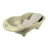 Cadita cu suport anatomic Hippo - Verde Eco PlayLearn Toys, Dolu Nuve