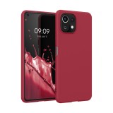 Cumpara ieftin Husa pentru Xiaomi Mi 11 Lite 5G, Silicon, Rosu, 54726.229, kwmobile, Carcasa