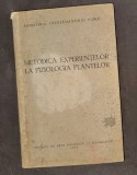 V. A. Tetiurev Metodica experientelor la fiziologia plantelor pentru scolile pedagogice traducere din rusa