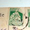 CARTE POSTALA - PARIS-SOUS LA TOUR EIFFEL , STAMPILA BRAILA, ANII 1922