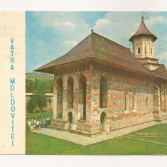 RF42 -Carte Postala- Manastirea Vatra Moldovitei, circulata 1977