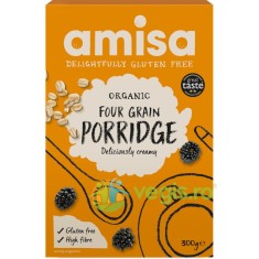 Porridge din 4 Cereale fara Gluten Ecologic/Bio 300g