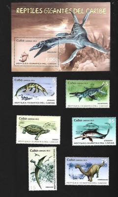 cuba dinozauri mnh foto