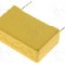 Condensator poliester, 1&micro;F, {{Tensiune de lucru max.}}, SR PASSIVES - MPEB-1U/400