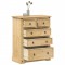 vidaXL Dulap cu sertare &bdquo;Corona&rdquo;, 92x48x114 cm, lemn masiv de pin 4005674
