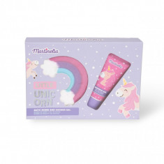 Martinelia little unicorn set crema de corp si bomba de baie