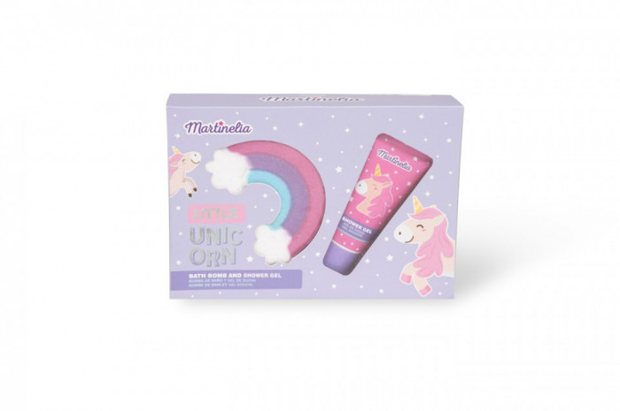 Martinelia little unicorn set crema de corp si bomba de baie