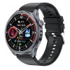 SMARTECH SmartWatch cu EKG, Ritm Cardiac, Temperatura Corporala, Nivel Oxigen, HRV, Tensiune Arteriala, Calculator, Asistent Vocal Inteligent AI, Apel