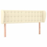 Cumpara ieftin Tablie de pat cu aripioare crem 147x23x78/88 cm piele ecologica