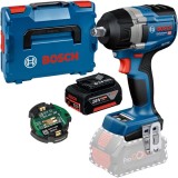 Bosch GDS 18V-750 C + GBA - Masina de insurubat cu impact patrat 1/2 inch 750 Nm M12-M22 valiza speciala accesorii + Acumulator Li-Ion 18 V 5 Ah