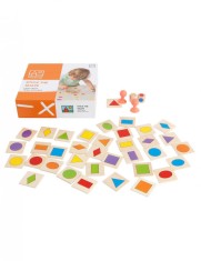 Joc Educativ cu forme geometrice Gaseste si Lipeste