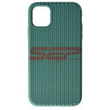 Toc silicon Woven Texture Apple iPhone 11 Midnight Green