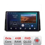 Navigatie Toyota Corolla 2019- B-388-levin Android Ecran QLED octa core 4+64 carplay android auto kit-388-levin+EDT-E310V3 CarStore Technology