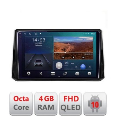 Navigatie Toyota Corolla 2019- B-388-levin Android Ecran QLED octa core 4+64 carplay android auto kit-388-levin+EDT-E310V3 CarStore Technology foto