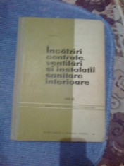 a8 Incalziri centrale, ventilari si instalatii sanitare interioare -Lazăr III