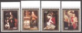 REPUBLICA CENTRAFRICANA 1984 PICTURA CRACIUN ( serie dantelata) MNH, Nestampilat