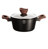 Cumpara ieftin Oala cu capac, 20 cm, Ebony Rosewood Collection