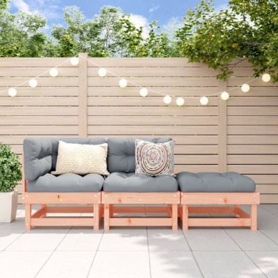 vidaXL Set mobilier de grădină, 3 piese, lemn masiv douglas 825413 foto