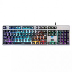 Tastatura Gaming Iluminata Media-Tech Cobra Pro Revenant MT1257, Negru/Gri