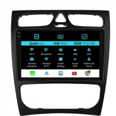 Navigatie Dedicata Mercedes C-Class W203 CLK W209 (2000 - 2005), 9Inch, 2Gb Ram, 32Gb Stocare, Carplay