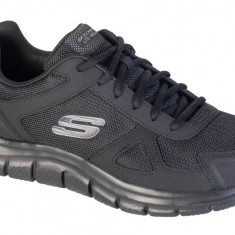 Pantofi pentru adidași Skechers Track-Scloric Wide 52631W-BBK negru