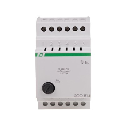Variator de Lumină pentru Șină DIN 230V 4,5A 1kW foto