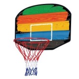 Panou de baschet pentru exterior, 80x60 cm, plastic rezistent, multicolor, CMCLASS